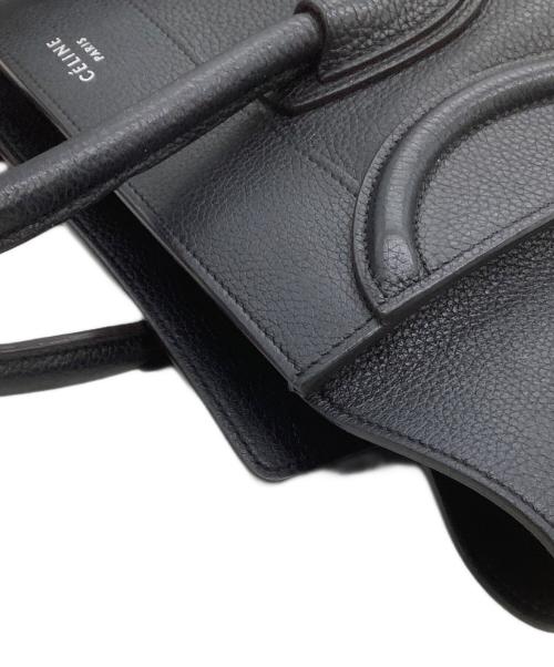 CELINE（セリーヌ）CELINE (セリーヌ) ハンドバッグ ラゲージ マイクロ ブラックの古着・服飾アイテム