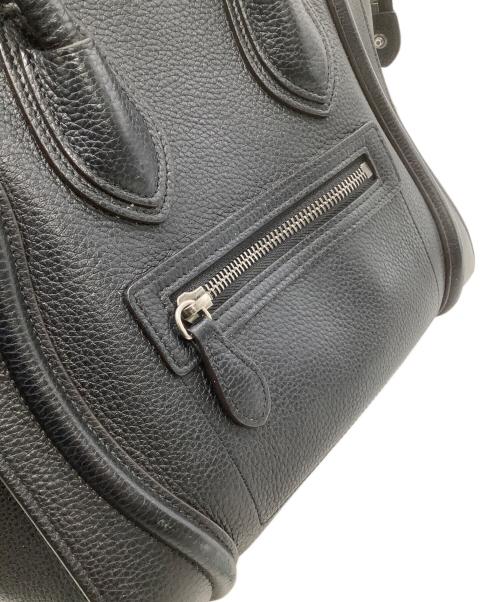 CELINE（セリーヌ）CELINE (セリーヌ) ハンドバッグ ラゲージ マイクロ ブラックの古着・服飾アイテム