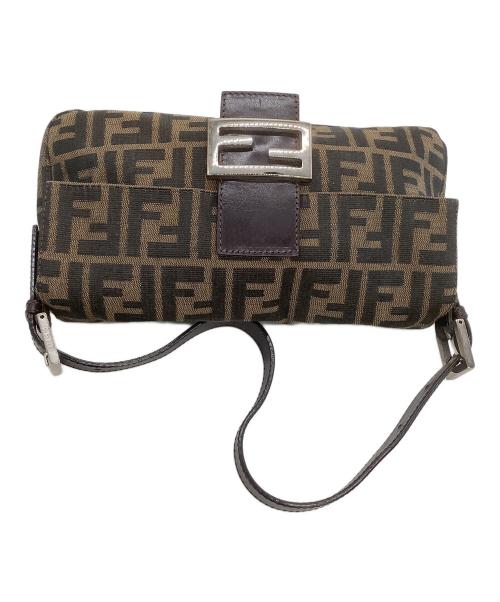 FENDI（フェンディ）FENDI (フェンディ) ショルダーバッグ　ズッカ　マンマバケット ブラウンの古着・服飾アイテム