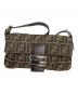 FENDI（フェンディ）の古着「ショルダーバッグ　ズッカ　マンマバケット」｜ブラウン