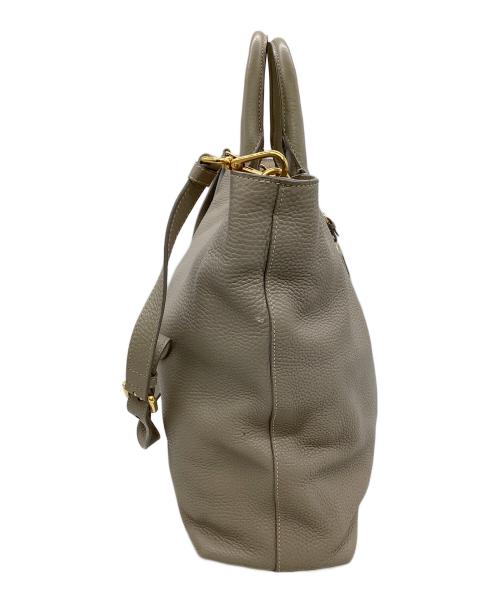 PRADA（プラダ）PRADA (プラダ) ショルダートートバッグ グレーの古着・服飾アイテム