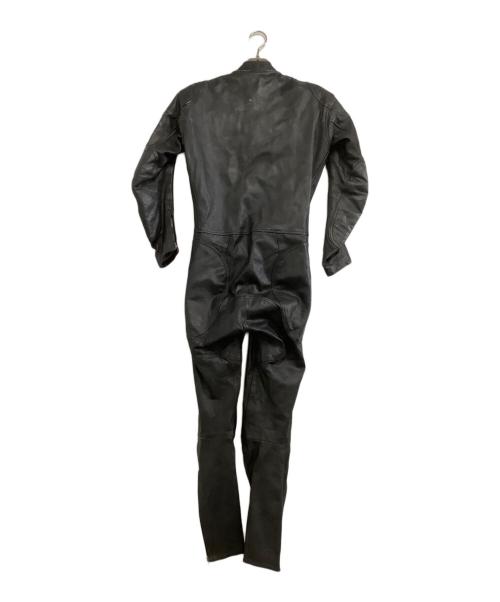 KUSHITANI（クシタニ）KUSHITANI (クシタニ) レザーつなぎ ブラック サイズ:Lの古着・服飾アイテム