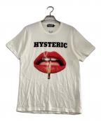 PLAY BOY×Hysteric Glamourプレイボーイ×ヒステリックグラマー）の古着「半袖カットソー　LIP TEE」｜ホワイト