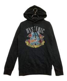 Hysteric Glamour（ヒステリックグラマー）の古着「プルオーバーパーカー　RECIPE OF TIRAMISU HOODIE」｜ブラック
