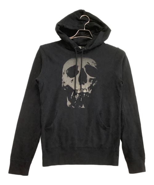 Hysteric Glamour（ヒステリックグラマー）Hysteric Glamour (ヒステリックグラマー) プルオーバーパーカー　skull berry hoodie ブラック サイズ:Sの古着・服飾アイテム