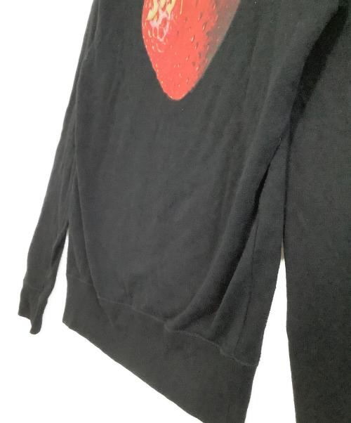 Hysteric Glamour（ヒステリックグラマー）Hysteric Glamour (ヒステリックグラマー) プルオーバーパーカー　skull berry hoodie ブラック サイズ:Sの古着・服飾アイテム