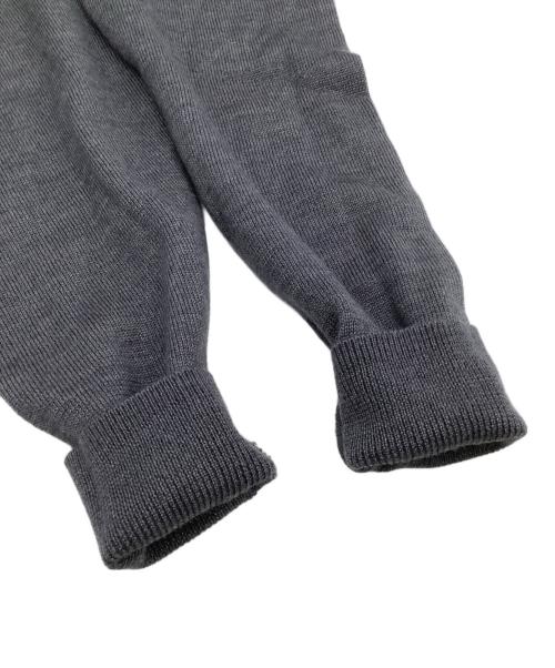 Hysteric Glamour（ヒステリックグラマー）Hysteric Glamour (ヒステリックグラマー) 薄手ニット　FOR YANKEE GIRL グレー×イエロー サイズ:freeの古着・服飾アイテム