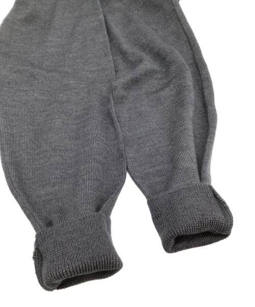 Hysteric Glamour（ヒステリックグラマー）Hysteric Glamour (ヒステリックグラマー) 薄手ニット　FOR YANKEE GIRL グレー×イエロー サイズ:freeの古着・服飾アイテム