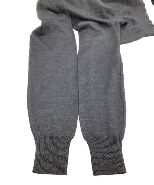 Hysteric Glamour（ヒステリックグラマー）Hysteric Glamour (ヒステリックグラマー) 薄手ニット　FOR YANKEE GIRL グレー×イエロー サイズ:freeの古着・服飾アイテム