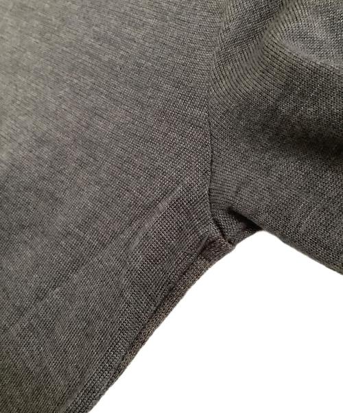 Hysteric Glamour（ヒステリックグラマー）Hysteric Glamour (ヒステリックグラマー) 薄手ニット　FOR YANKEE GIRL グレー×イエロー サイズ:freeの古着・服飾アイテム