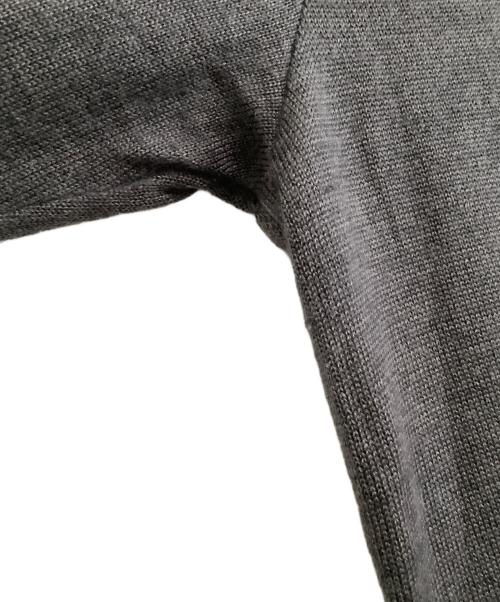 Hysteric Glamour（ヒステリックグラマー）Hysteric Glamour (ヒステリックグラマー) 薄手ニット　FOR YANKEE GIRL グレー×イエロー サイズ:freeの古着・服飾アイテム