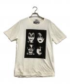 Hysteric Glamourヒステリックグラマー）の古着「半袖T KISS」｜ホワイト