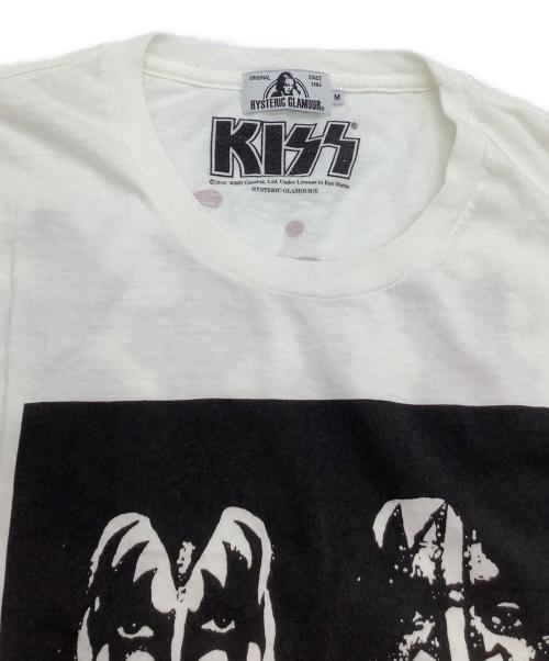 Hysteric Glamour（ヒステリックグラマー）Hysteric Glamour (ヒステリックグラマー) 半袖T KISS ホワイト サイズ:Mの古着・服飾アイテム