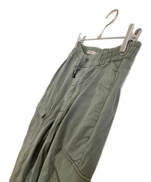 giab's ARCHIVIO（ジャブス アルキヴィオ）giab's ARCHIVIO (ジャブス アルキヴィオ) イージーパンツ グリーン サイズ:46の古着・服飾アイテム