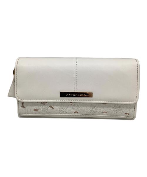 ANTEPRIMA（アンテプリマ）ANTEPRIMA (アンテプリマ) 長財布 ホワイト 未使用品の古着・服飾アイテム