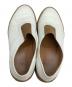 中古・古着 JACQUES SOLOVIERE (ジャック ソロヴィエール) スリッポン ホワイト×ブラウン サイズ:41：9000円