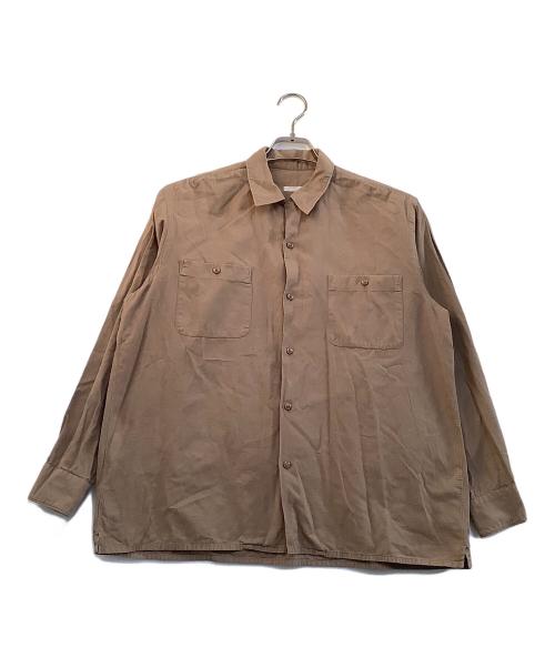 COMOLI（コモリ）COMOLI (コモリ) 長袖シャツ　コットンネルオープンカラーシャツ　16AW ベージュ サイズ:2の古着・服飾アイテム