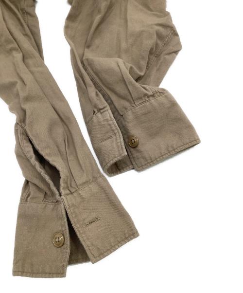 COMOLI（コモリ）COMOLI (コモリ) 長袖シャツ　コットンネルオープンカラーシャツ　16AW ベージュ サイズ:2の古着・服飾アイテム