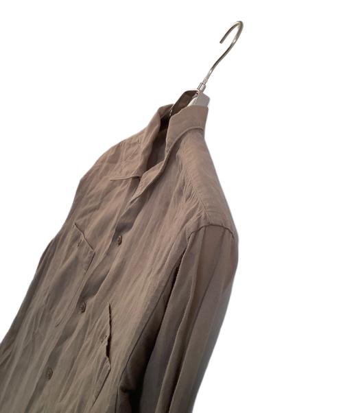 COMOLI（コモリ）COMOLI (コモリ) 長袖シャツ　コットンネルオープンカラーシャツ　16AW ベージュ サイズ:2の古着・服飾アイテム