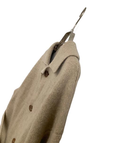 45R（フォーティファイブ・アール）45R (フォーティファイブ・アール) ウールコート ベージュ サイズ:2の古着・服飾アイテム
