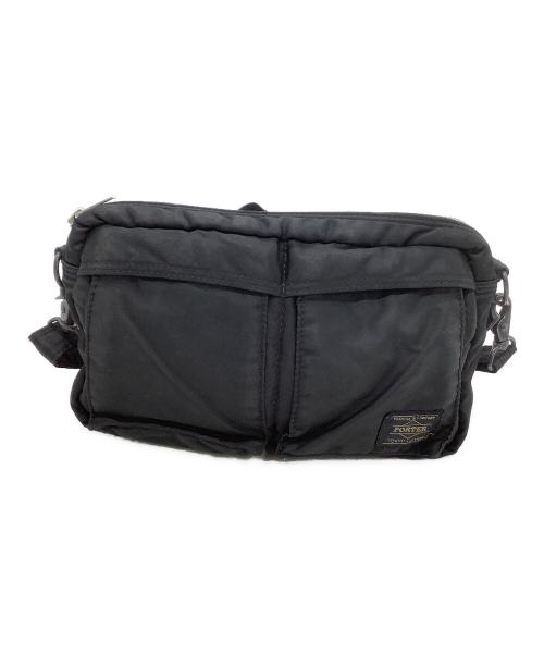 PORTER（ポーター）PORTER (ポーター) ナイロンショルダーバッグ ブラックの古着・服飾アイテム