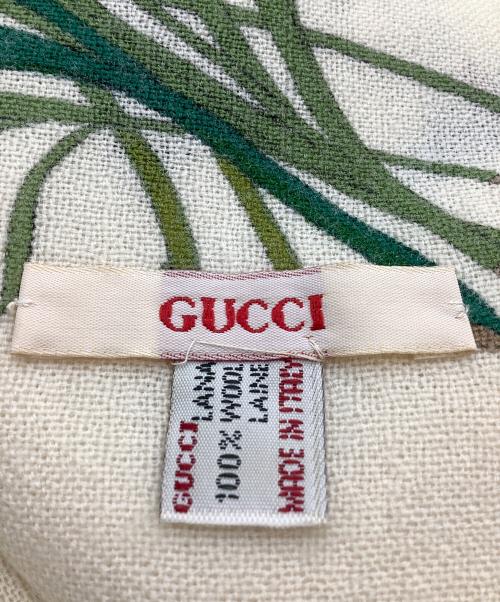 GUCCI（グッチ）GUCCI (グッチ) ストール 	フローラ ベージュの古着・服飾アイテム