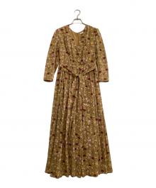 MARIHA（マリハ）の古着「長袖ワンピース」｜ブラウン