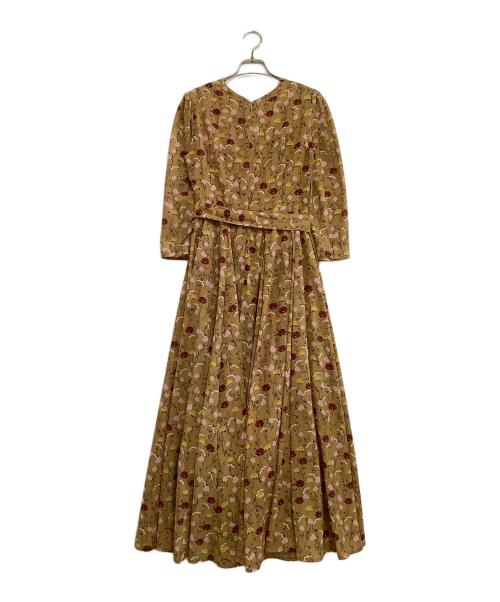 MARIHA（マリハ）MARIHA (マリハ) 長袖ワンピース ブラウン サイズ:表記なしの古着・服飾アイテム