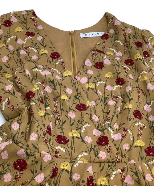 MARIHA（マリハ）MARIHA (マリハ) 長袖ワンピース ブラウン サイズ:表記なしの古着・服飾アイテム