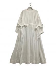 emmi atelier（エミアトリエ）の古着「長袖ワンピース」｜ホワイト