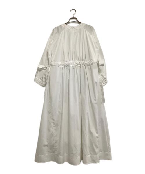 emmi atelier（エミアトリエ）emmi atelier (エミアトリエ) 長袖ワンピース ホワイトの古着・服飾アイテム