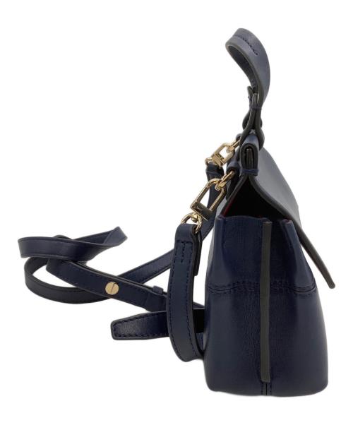 TORY BURCH（トリーバーチ）TORY BURCH (トリーバーチ) ミニショルダーバッグ 	ブロックTサッチェル ネイビーの古着・服飾アイテム