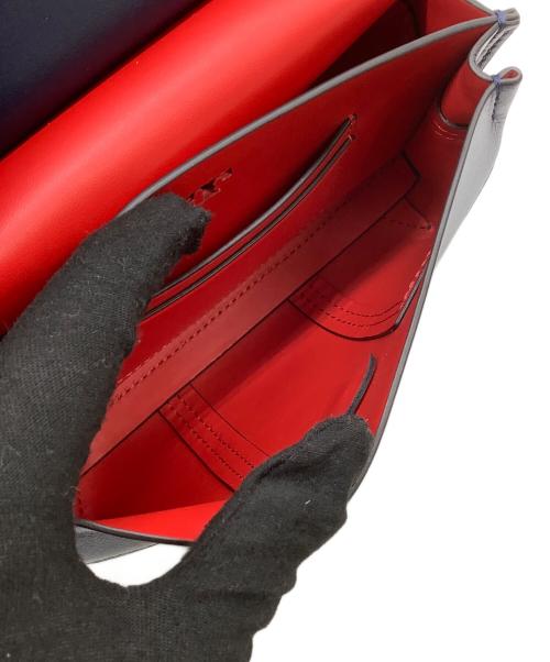 TORY BURCH（トリーバーチ）TORY BURCH (トリーバーチ) ミニショルダーバッグ 	ブロックTサッチェル ネイビーの古着・服飾アイテム