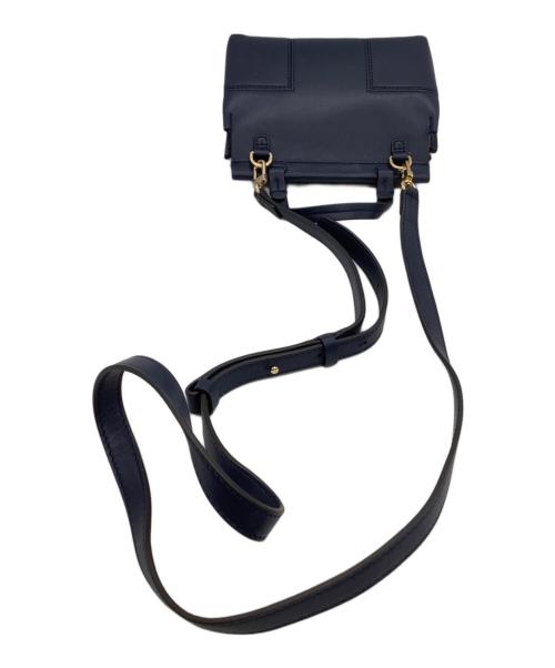 TORY BURCH（トリーバーチ）TORY BURCH (トリーバーチ) ミニショルダーバッグ 	ブロックTサッチェル ネイビーの古着・服飾アイテム