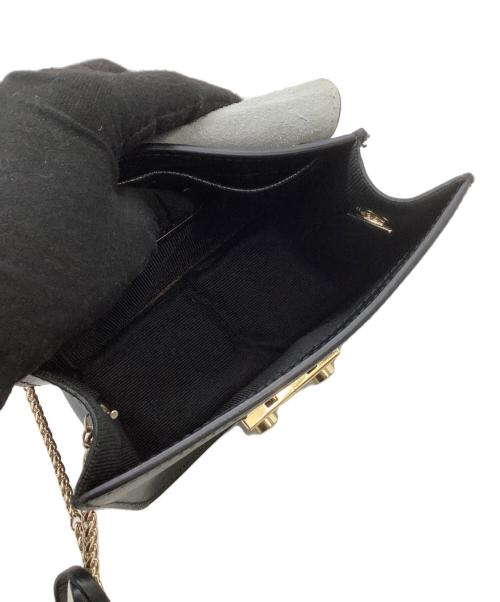 FURLA（フルラ）FURLA (フルラ) チェーンショルダーバッグ　メトロポリス　ヒョウ柄 ブラックの古着・服飾アイテム