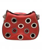 PRADAプラダ）の古着「チェーンショルダーバッグ VIT.DAINO」｜レッド