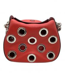 PRADA（プラダ）の古着「チェーンショルダーバッグ VIT.DAINO」｜レッド