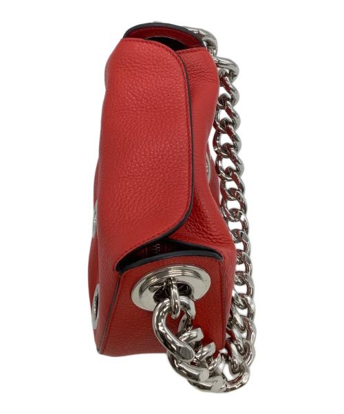 PRADA（プラダ）PRADA (プラダ) チェーンショルダーバッグ VIT.DAINO レッドの古着・服飾アイテム