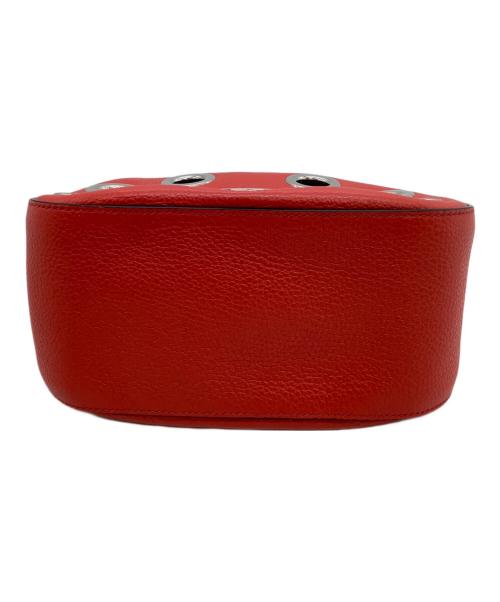 PRADA（プラダ）PRADA (プラダ) チェーンショルダーバッグ VIT.DAINO レッドの古着・服飾アイテム