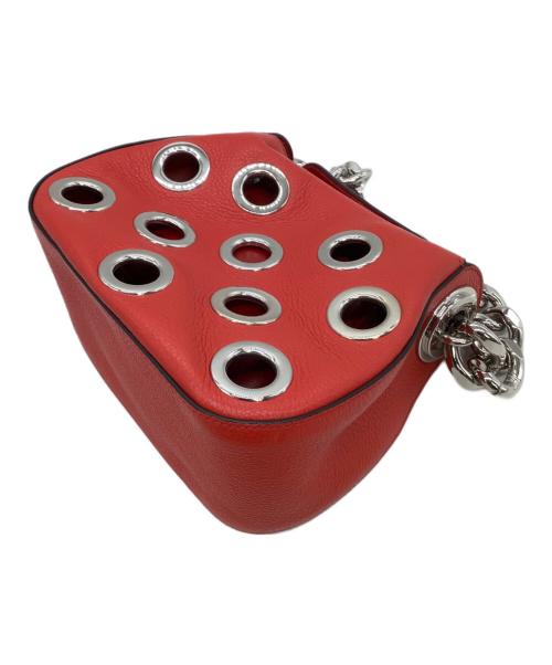 PRADA（プラダ）PRADA (プラダ) チェーンショルダーバッグ VIT.DAINO レッドの古着・服飾アイテム