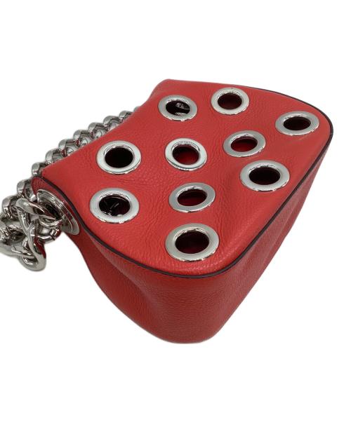 PRADA（プラダ）PRADA (プラダ) チェーンショルダーバッグ VIT.DAINO レッドの古着・服飾アイテム