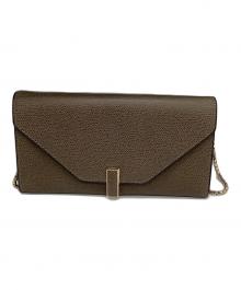 Valextra（ヴァレクストラ）の古着「チェーンウォレット  イジィデ」｜ブラウン