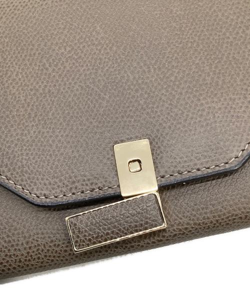 Valextra（ヴァレクストラ）Valextra (ヴァレクストラ) チェーンウォレット  イジィデ ブラウンの古着・服飾アイテム