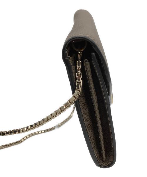 Valextra（ヴァレクストラ）Valextra (ヴァレクストラ) チェーンウォレット  イジィデ ブラウンの古着・服飾アイテム