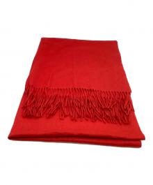 JOHNSTONS OF ELGIN（ジョンストンズオブエルガン）の古着「マフラー」｜レッド