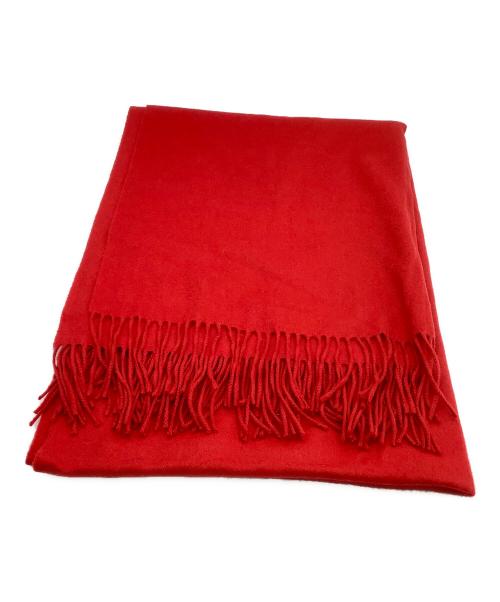 JOHNSTONS OF ELGIN（ジョンストンズオブエルガン）JOHNSTONS OF ELGIN (ジョンストンズオブエルガン) マフラー レッドの古着・服飾アイテム