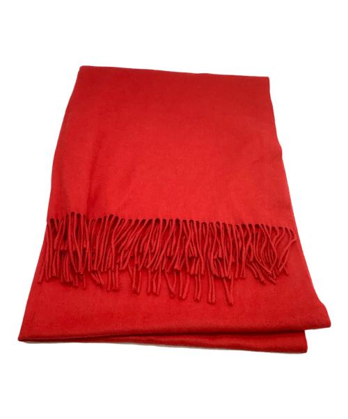 JOHNSTONS OF ELGIN（ジョンストンズオブエルガン）JOHNSTONS OF ELGIN (ジョンストンズオブエルガン) マフラー レッドの古着・服飾アイテム