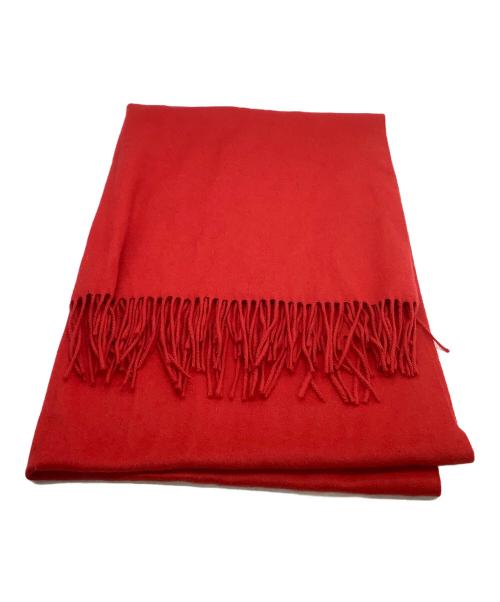 JOHNSTONS OF ELGIN（ジョンストンズオブエルガン）JOHNSTONS OF ELGIN (ジョンストンズオブエルガン) マフラー レッドの古着・服飾アイテム