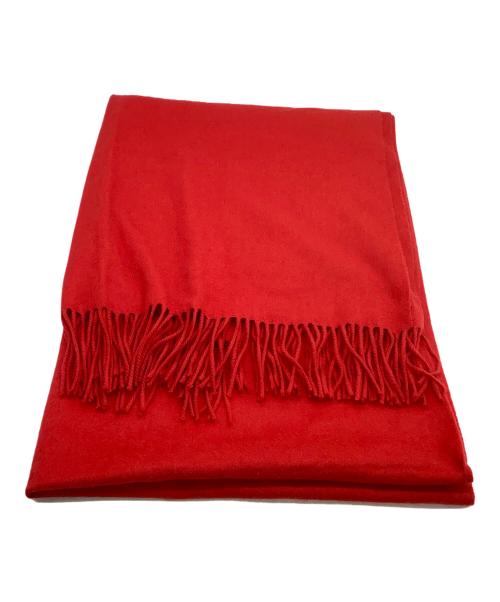 JOHNSTONS OF ELGIN（ジョンストンズオブエルガン）JOHNSTONS OF ELGIN (ジョンストンズオブエルガン) マフラー レッドの古着・服飾アイテム