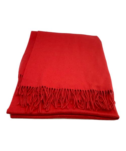 JOHNSTONS OF ELGIN（ジョンストンズオブエルガン）JOHNSTONS OF ELGIN (ジョンストンズオブエルガン) マフラー レッドの古着・服飾アイテム